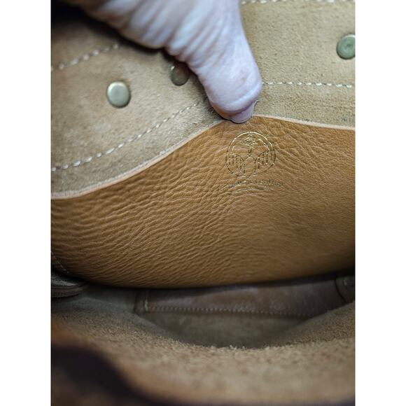 Crossbow Leather Telluride Backpack Handcrafted Normcore Gorpcore Outdoor Camel - Picture 11 of 11